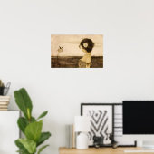 Poster vintage grec Vierge (Bureau à domicile)