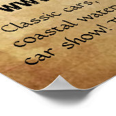 Poster Vintage Grunge Style Event (Coin)