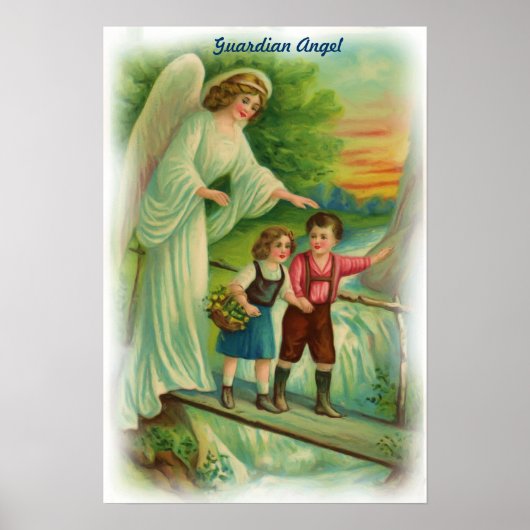 Poster vintage Guardian Angel (Devant)