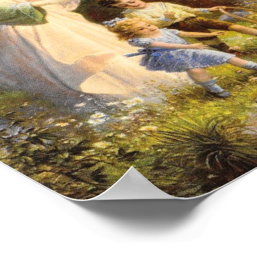 Poster Vintage Guardian Angel Print (Coin)