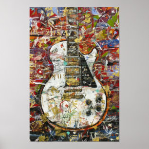 Poster Vintage guitar -