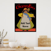 Poster Vintage Gumbo Cook (Cuisine)