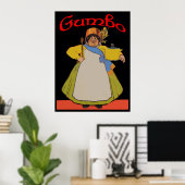 Poster Vintage Gumbo Cook (Bureau à domicile)