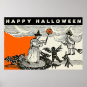 Poster Vintage Halloween (Devant)