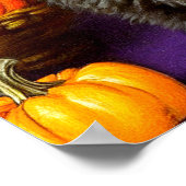 Poster Vintage Halloween Kitten (Coin)