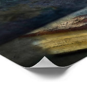 Poster Vintage Halloween Red Candle & vieux livres (Coin)