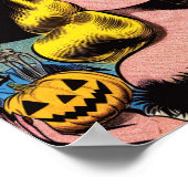 Poster Vintage Halloween Witch Comics (Coin)