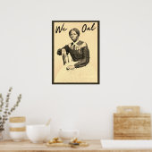 Poster Vintage Harriet Tubman (Cuisine)