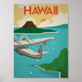 Poster vintage Hawaï (Devant)