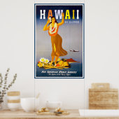 Poster Vintage Hawaii (Cuisine)
