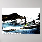 Poster Vintage Hawaii (Devant)