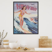 Poster Vintage Hawaii, USA - (Cuisine)