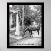 Poster vintage Hellen Keller IMPRIMER (Devant)