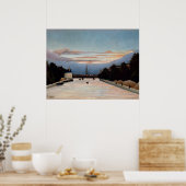 Poster Vintage Henri Rousseau La Tour Eiffel (Cuisine)