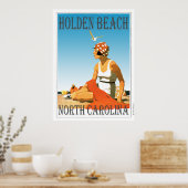 Poster Vintage Holden Beach (Cuisine)