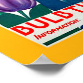 Poster vintage Holland Bulbe Time (Coin)