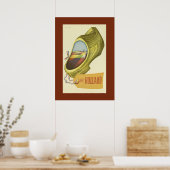 Poster vintage Holland Travel (Cuisine)
