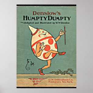 Poster Vintage Humpty Dumpty