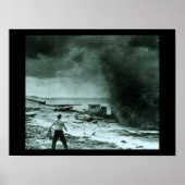 Poster Vintage Hurricane Wave (Devant)