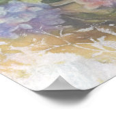 Poster Vintage Hydrangea Luxe Elégance (Coin)