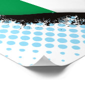 Poster Vintage I Love Italie (Coin)