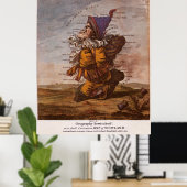 Poster Vintage Illustrative Map of Scotland (1794) (Bureau à domicile)