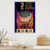 Poster vintage Imprimer Chicago Train (Cuisine)