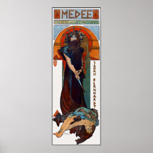 Poster vintage Imprimer : Mucha - Medee (Medea)
