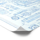 Poster Vintage Industrial Art: Retro-Tech Modular Machine (Coin)