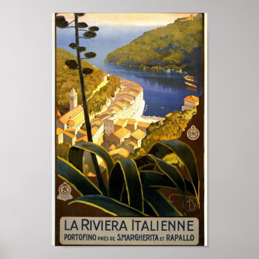 Poster Vintage Italie (Devant)