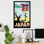 Poster vintage Japon Travel (Bureau à domicile)