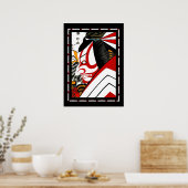 Poster vintage japonais art (Cuisine)