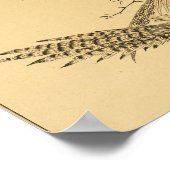 Poster Vintage Japonais Wall Art Birds (Coin)