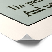 Poster Vintage Jardin Victoire Patriotique (Coin)