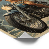 Poster Vintage je fais des choses folles (Coin)