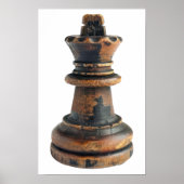 Poster Vintage jeu d'échecs (Devant)