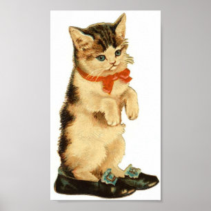 Poster Vintage Kitty