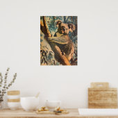 Poster Vintage Koala (Cuisine)