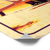 Poster Vintage Kona Hawaii - Retro Travel (Coin)