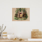 Poster Vintage La Bonne Mère, Restauré (Cuisine)