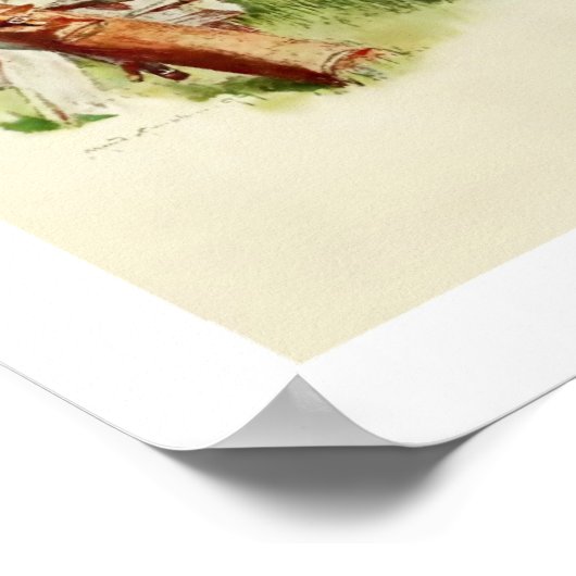 Poster Vintage Lady Golfer (Coin)