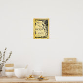 Poster vintage Laxatif (Cuisine)