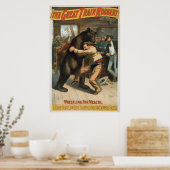 Poster Vintage Le Grand Vol De Train (Cuisine)