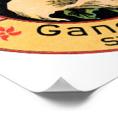 Poster Vintage Lily Chocolat Ganong Bros. (Coin)