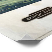 Poster Vintage Lincoln Cathédrale British Railways Travel (Coin)