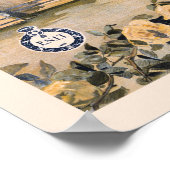 Poster Vintage Litho Travel et Sanremo Italie (Coin)