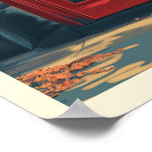 Poster Vintage Londres Travel (Coin)