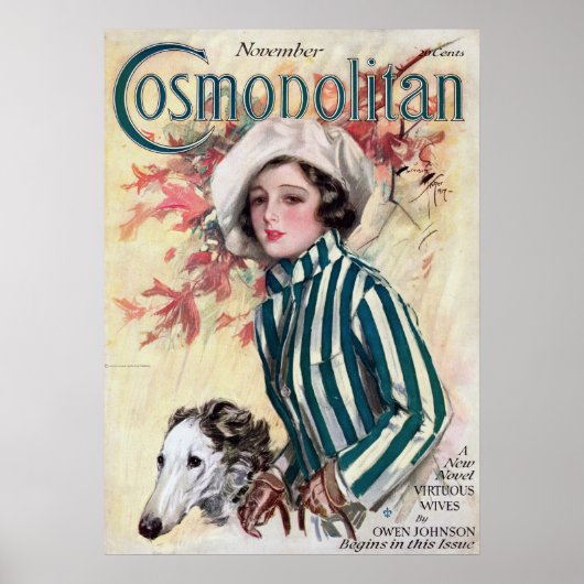 Poster Vintage magazine Cosmopolitan (Devant)