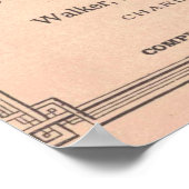 Poster Vintage Map of Charleston South Carolina (1890) (Coin)