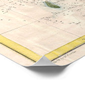 Poster Vintage Map of Coastal (Coin)